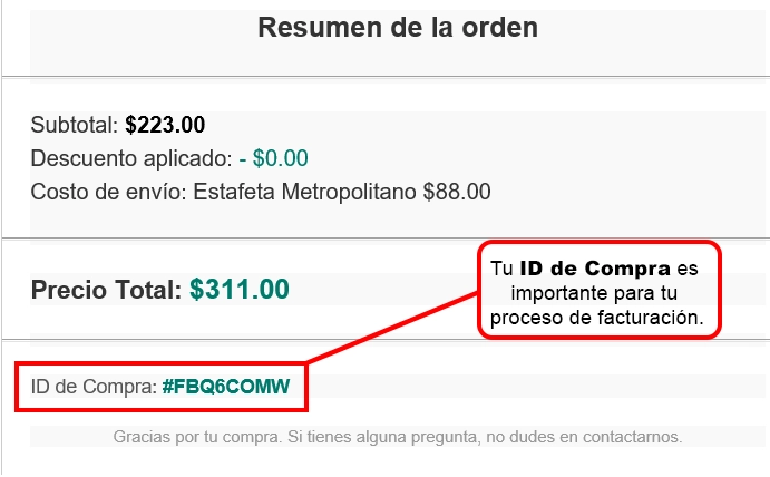 Correo de confirmación